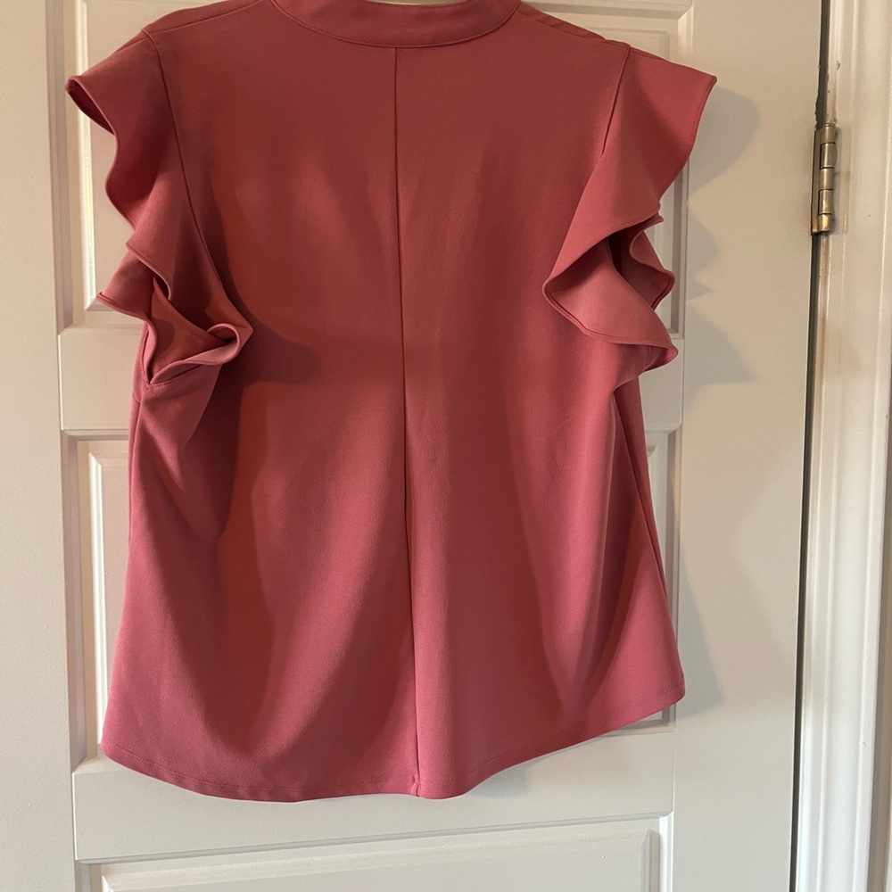 Pink Ruffled Blouse - Picture 2 of 2